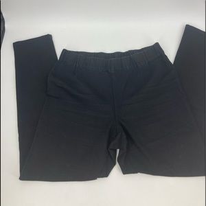 Soft Surroundings Black Pull On Flat Front Jeans TXL Lightweight Soft